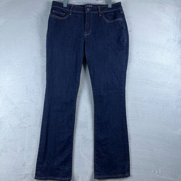 A New Approach Slim Boot Cut Jeans Mid Rise Five Pockets Womens Blue Size 12 - Picture 1 of 10